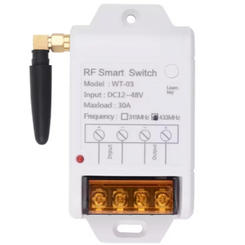 12-24V Wireless Remote Switch, Universal Wireless Remote Control Switch, Garage