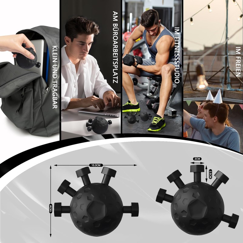 MOORSTDEL Finger Exerciser Hand Exerciser, Bouldering Grip Strength Trainer for