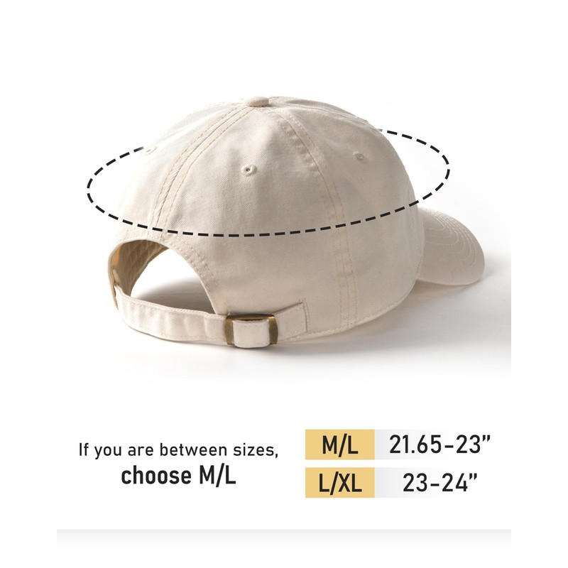 FURTALK Womens Mens Baseball Cap Washed Cotton Adjustable Soft Caps