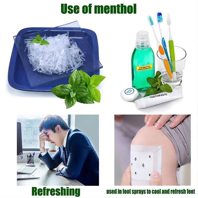 Pure Menthol Crystal 4oz 100% Organic Natural Menthol for Inhaling