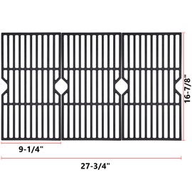 Grill Replacement Parts for Charbroil 463436215 463433016 463432215 463441514 463440109 463436214 463439915 463420508 463441312 463420507 463436213 Gas Grills, 4-Pack 16.875" x 9.25" Grill Grates