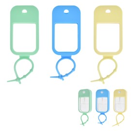 Ulbemoll 3Pcs Silicone Case Compatible with Touchland Hand Sanitizer Spray, Protective Case with Keychain for Power Mist and Glow Mist1 fl oz (30 ml),Travel Size Hand Sanitizer Spray Accessory