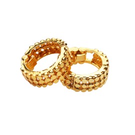 Set of God Bangles Pair God Goddess Set for Ganesh/Laddu Gopal/Devi Maa/Radha Krishna Haar Sringar Deities jewellary Set for All God Statue Indian Traditional Holi Festival Decor(Size:-0.7)(Golden)