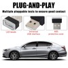 Sylvil 4 PCS USB LED Car Interior Atmosphere Lamp, Portable