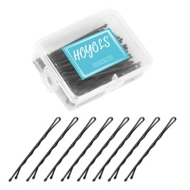 HOYOLS Black Bobby Pins, Secure Hold Hair Pins 100 Pcs, 2 3/8 Inch