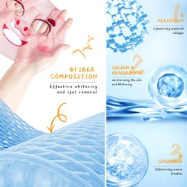 MEITREND Face Mask Women, Cloth Masks Face, Character Face Masks for Teenage Girls - Party Gifts, Moisturising Mask Face for Soothing and Refreshing