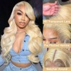 KEGOO 613 13x6 Lace Front Wig Human Hair 28 Inch