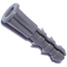 Hard-to-Find Fastener 014973304577 Ribbed Plastic Anchors, 6-8 x 7/8, Piece-100