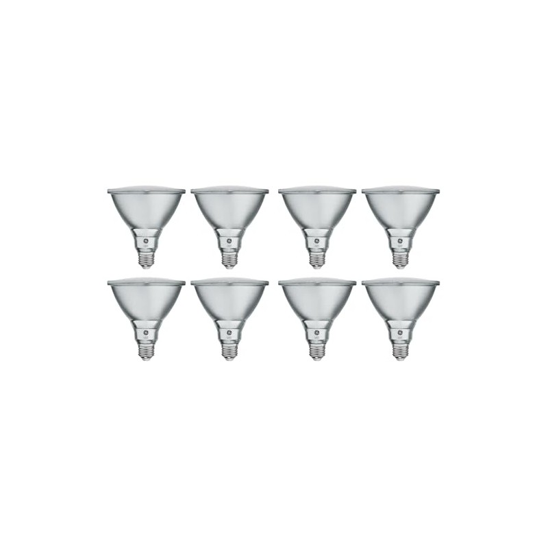 GE (8 LED Bulbs) Classic LED PAR38 FloodLight, Daylight, 15