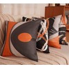 EZVING Orange 16x16 Pillow Covers Set of 2 Abstract Stripes