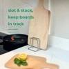 Clove Chopping Board Rack Stand 100% Stainless Steel 18/10, Cutting