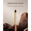Desert Oak Series Pixel-Precise Detail Concealer Brush - Micro Teardrop