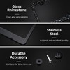 Bling Rhinestone License Plate Frame for Women，Diamond Sparkly Frames| Stainless
