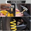 3PCS Brass Tire Air Chucks, Quick Release Tyre Inflator Adaptor,
