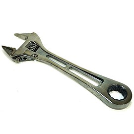 [Tool Bank] G-MON 0.7 inch (17 mm) Gear Wrench with Gun Metal Monkey Wrench [Tool for Toraichi and Kanto Tobi Craftsmen]
