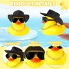 Sotiff 48 Sets Cowboy Rubber Ducks Bulk for Ducking Cool