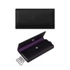 HANATORA PKC Genuine Leather Key Case, Trifold, 2 Buttons, 6