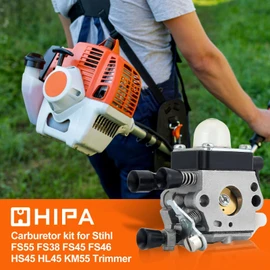 Hipa FS55R Carburetor for STHIL FS55R FS45 FS38 HS45 FS55 KM55R FS46 FS55RC FS 55R HS 45 FS 38 FS 45 FC55 FS45C HL45 FS46C KM55 FS55C FS55T FS45L String Trimmer Weedeater Parts