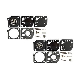 Carburetor Repair/Rebuild Kit Replaces ZAMA RB-21 Echo SRM2300 1500 GT2100 2103 1100 PB1000 PB1010 ZAMA C1U-K4 (Pack of 2)