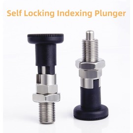M10 Push Fit Ball Nose Spring Plunger, Stainless Steel Self Locking Indexing Plunger Spring Knob Plunger