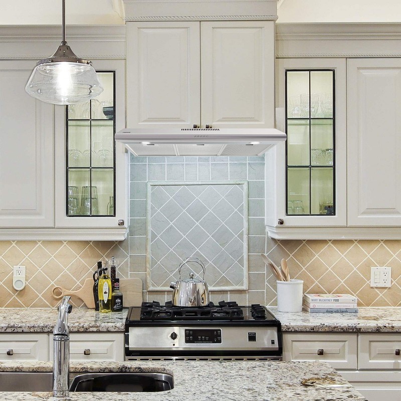 FIREGAS Under Cabinet Range Hood 36 inch with Ducted/Ductless Convertible,