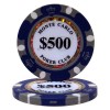 New Bulk Lot of 200 Monte Carlo Poker Chips -
