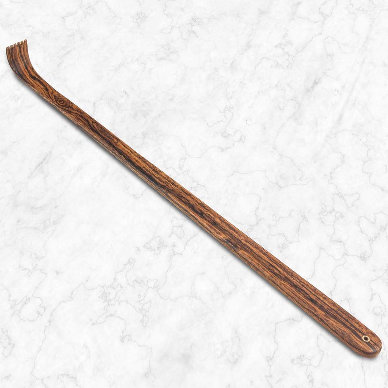 Tomorotec 100% Natural Bocote Wood Back Massager, Bamboo Therapeutic Back