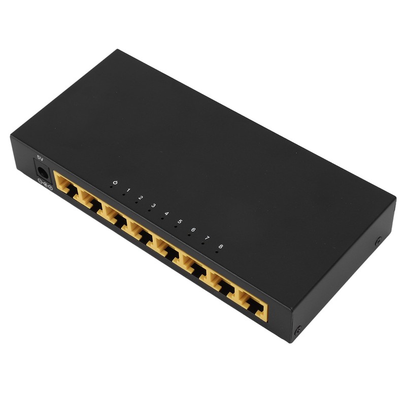 8 Port Ethernet Switch 10/100Mbps RJ45 Port Plug and Play