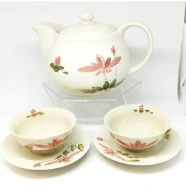 Lotus 6 Piece Tea Service Set