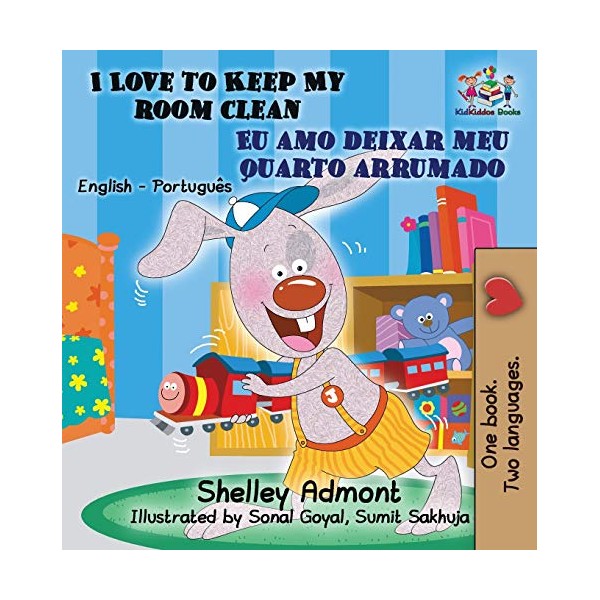 I Love to Keep My Room Clean (English Portuguese Children's