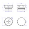 UK RADIATORS - Talus Radiator Bleed Valve Blanking Plug -