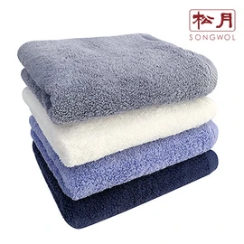 Songwol Towel Songwol Towel Antibacterial 99% Hotel Towel Heavy 180G 40 Count 10 Sheets, Gray / 송월타올 송월타월 항균 99% 호텔수건 헤비 180G 40수 10장, 그레이