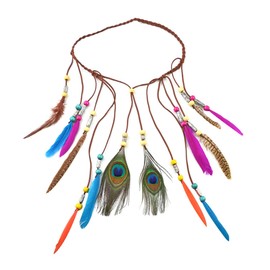 OATIPHO Fashion Bohemian Style Headband Handmade Ethnic Hair Hoops for Women Lightweight Comfortable Headwrap Non Slip Design for Parties and Everyday Wear