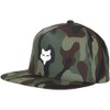 Fox Head Camo Tech Snapback Cap, Green