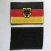 SpaceCar Flag of Germany Military Tactical Morale Badge Hook &