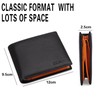 SENDEFN Men's Wallet with RFID Protection, Men's Wallet Landscape Format