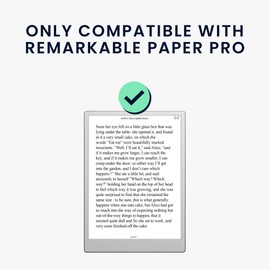 kwmobile Origami Case Compatible with Remarkable Paper Pro Cover - Faux Leather Tablet Case - with Stand and Pen Holder - Black