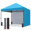 COOSHADE Pop Up Canopy Tent 10x10 with 2 Sidewalls, Outdoor