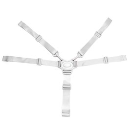 SEAFRONT High Chair Straps, Adjustable 5 Point Seat Belt, Universal Safety Belt for Pushchairs and Prams with Buckle