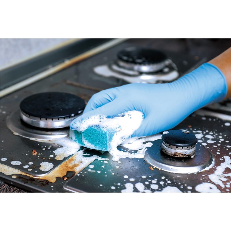 Showa Gloves CD700 Nitrile Rubber Chemical Protective Gloves, Single-Use Type,