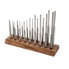 TEKTON Punch Set with Walnut Block (18-Piece) | 66564 |