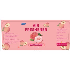 Saint Kang Car Air Freshener Bathroom Closet Odor Absorber Eliminator Gel(Peach)