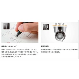 Tombow BC-MGLU01 Permanent Ballpoint Pen, Monograph Light, 0.01 inches (0.38 mm), Mono Color, Black Ink Color, Set of 10