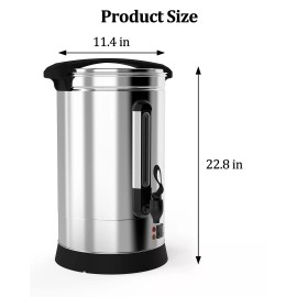 Coffee Urn 120 Cup 18L Commercial Electric Stainless Steel Coffee Maker Meeting