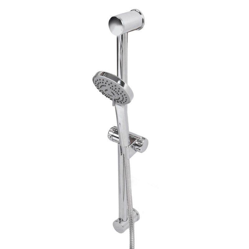 Shower Rail Set Handheld Shower Head Adjustable Slide Bar with