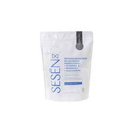 SESĒN Colágeno Hidrolizado en polvo + Vitamina C + Magnesio+ Glucosamina Bolsa con 500 g