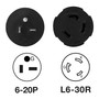 ONETAK NEMA 6-20P to L6-30R Compact 240V 20 Amp 3