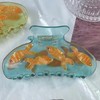 Fish Hair Claw Clip, Transparent Acetate Animal Hair Clip for