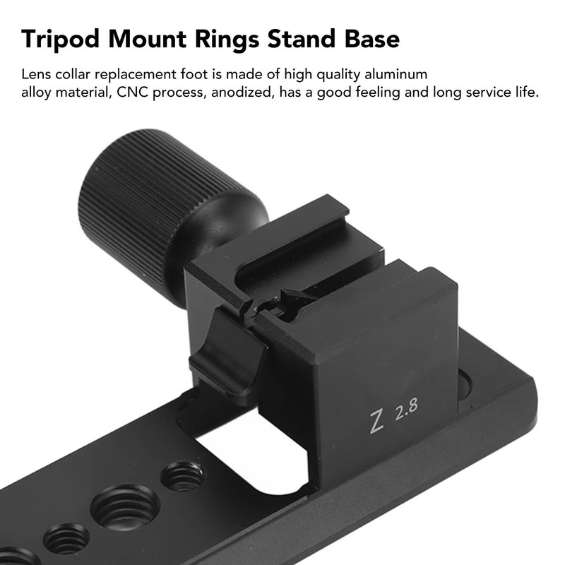 VELEDGE Lens Collar Replacement Foot Aluminum Alloy Tripod Mount Rings