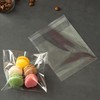 SUREHOME Cookie Bags with Seal 4x4 In Clear Self Sealing